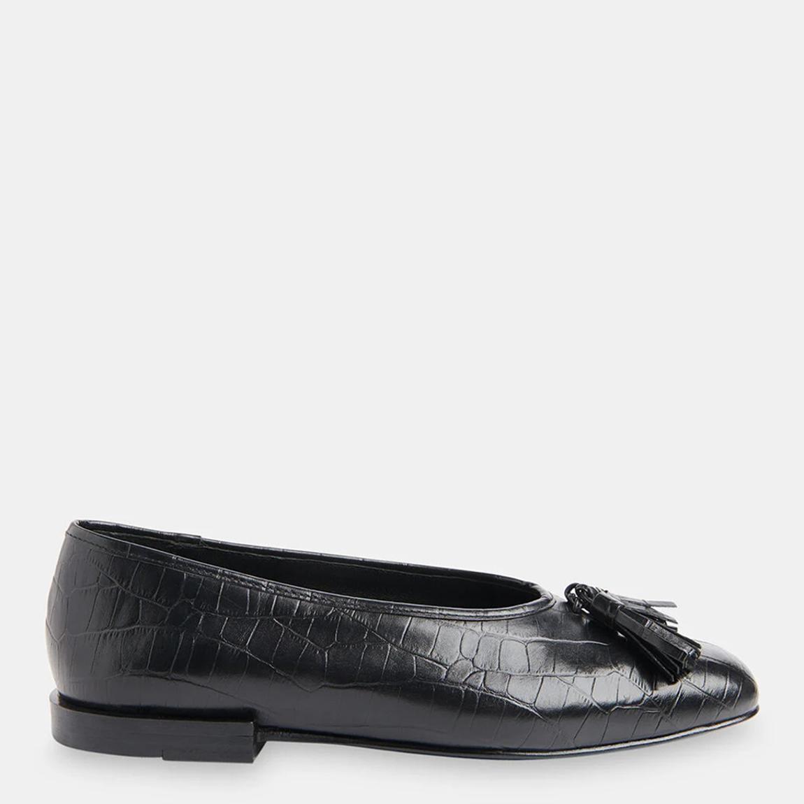 Black Cilou Tassel Croc Ballet main product photo