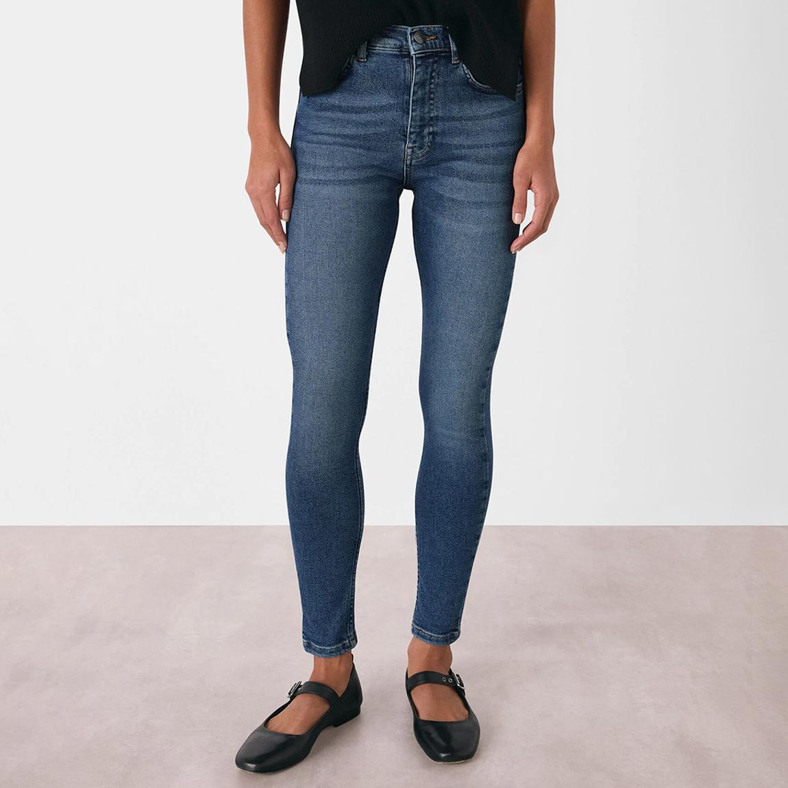 Blue Stretch Sculpted Stretch Skinny Jeans main product photo