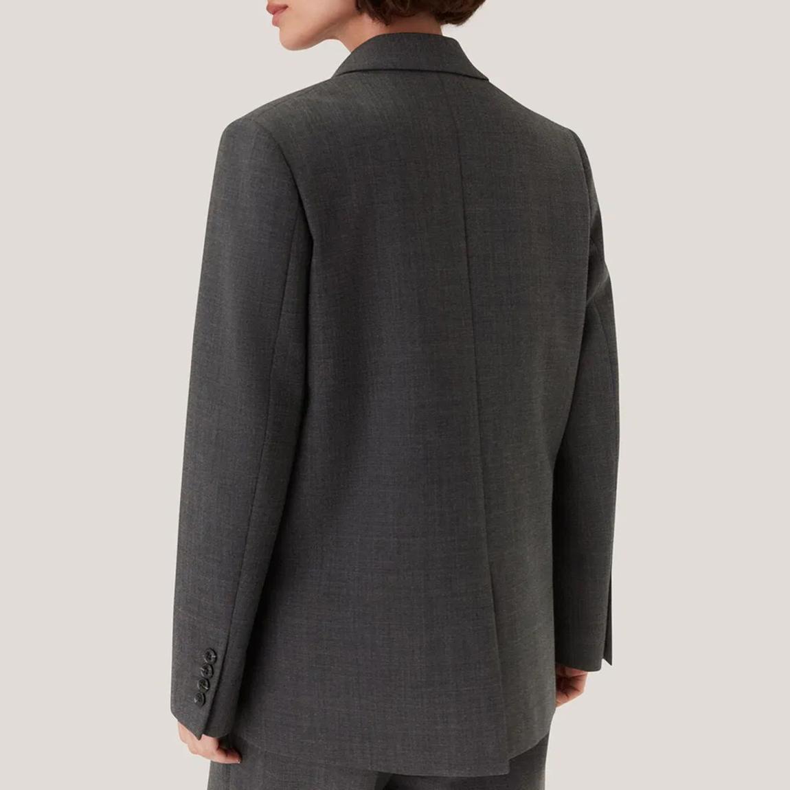 Grey Marl Natalie Wool Blend Blazer main product photo