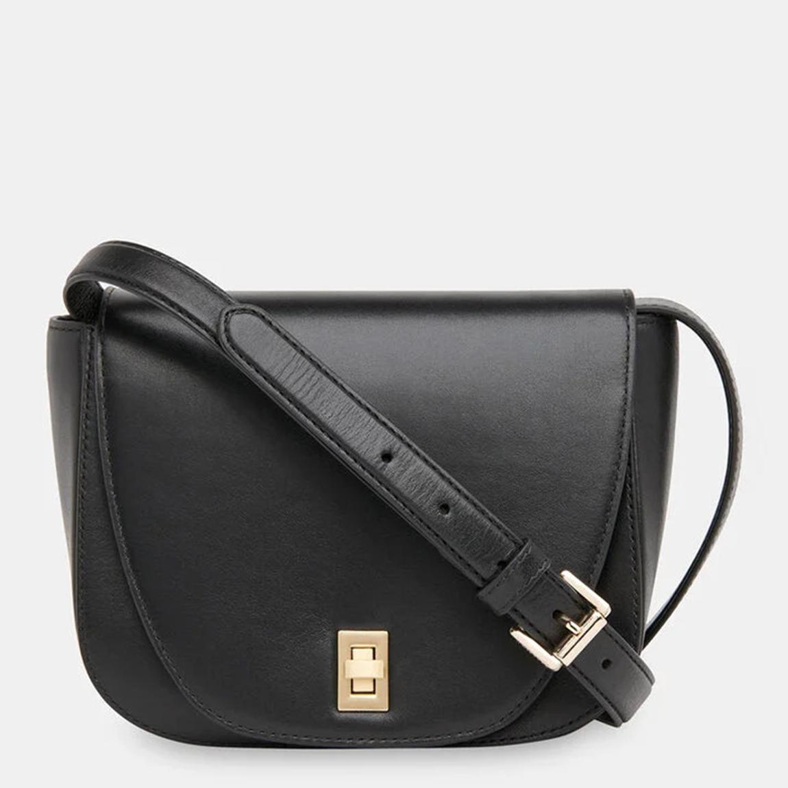 Black Carlota Turnlock Satchel main product photo