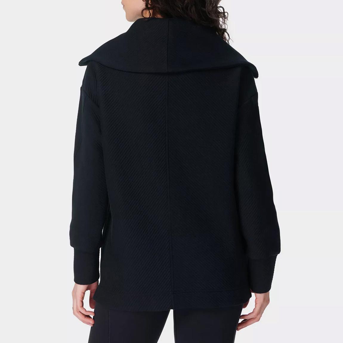 Black Radiant Half Zip Sweatshirt main product photo