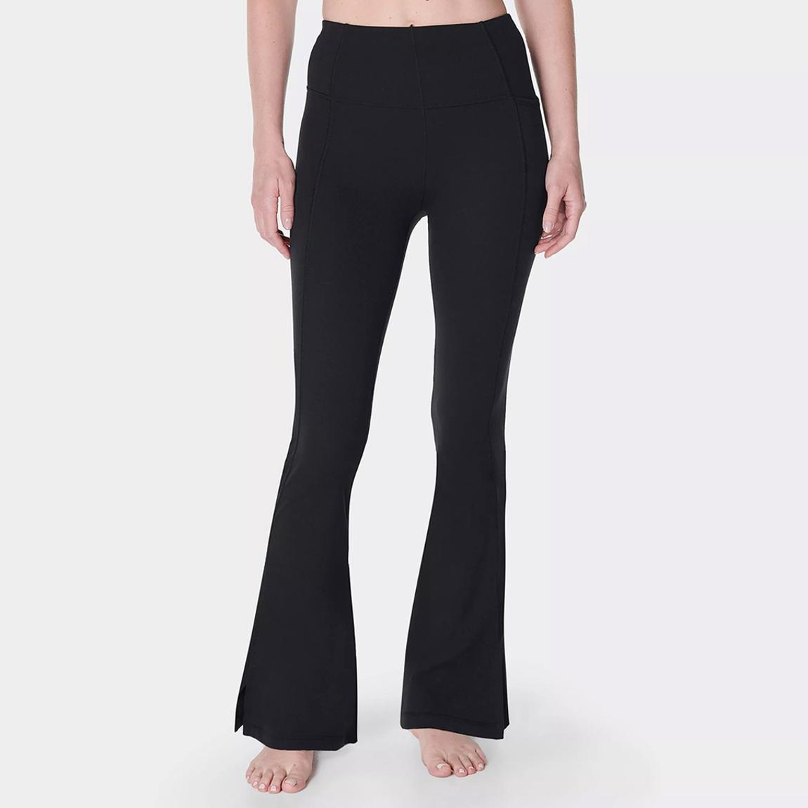 Black Super Soft 32 Flare Yoga Trousers main product photo