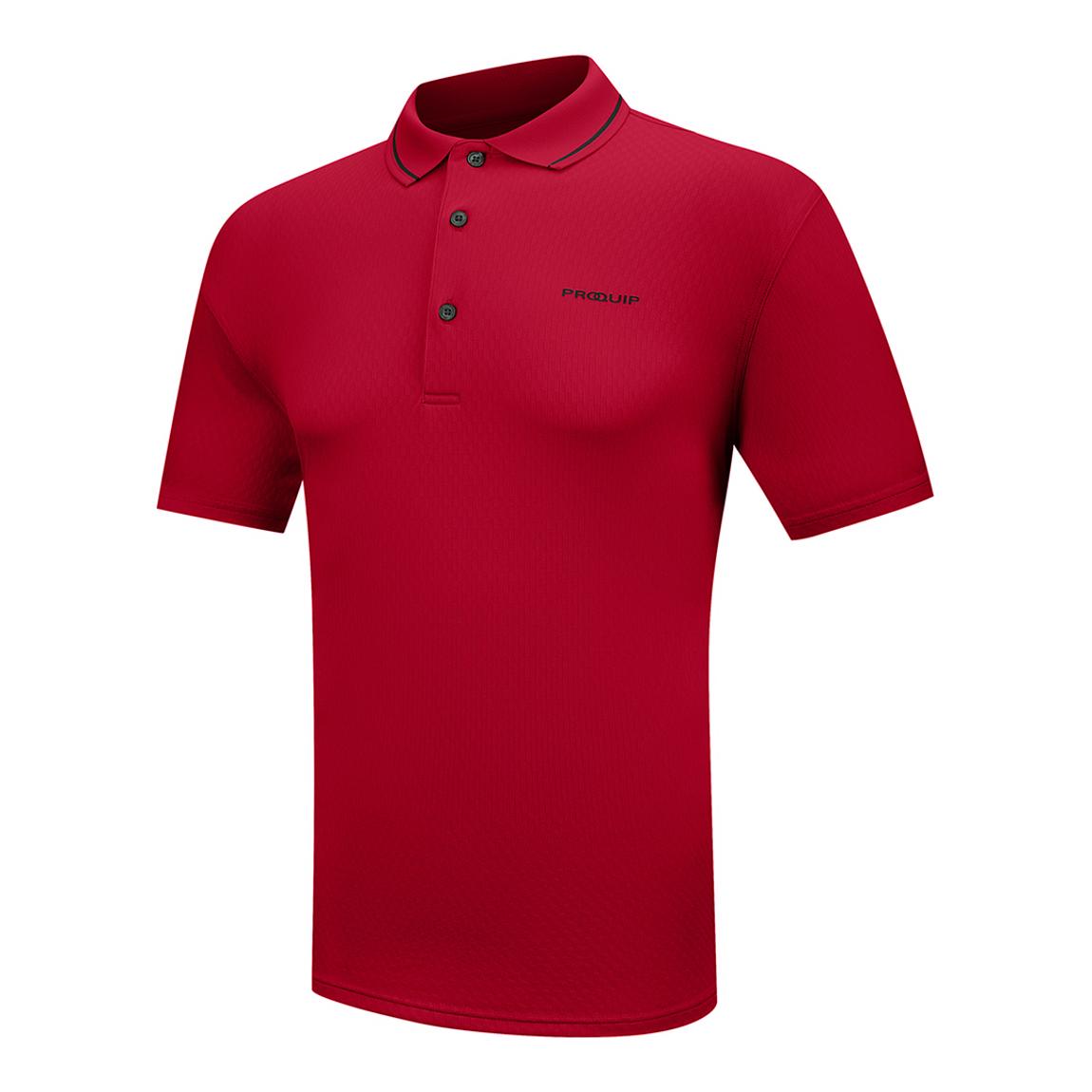 ProQuip Heathered Tipped Collar Polo main product photo