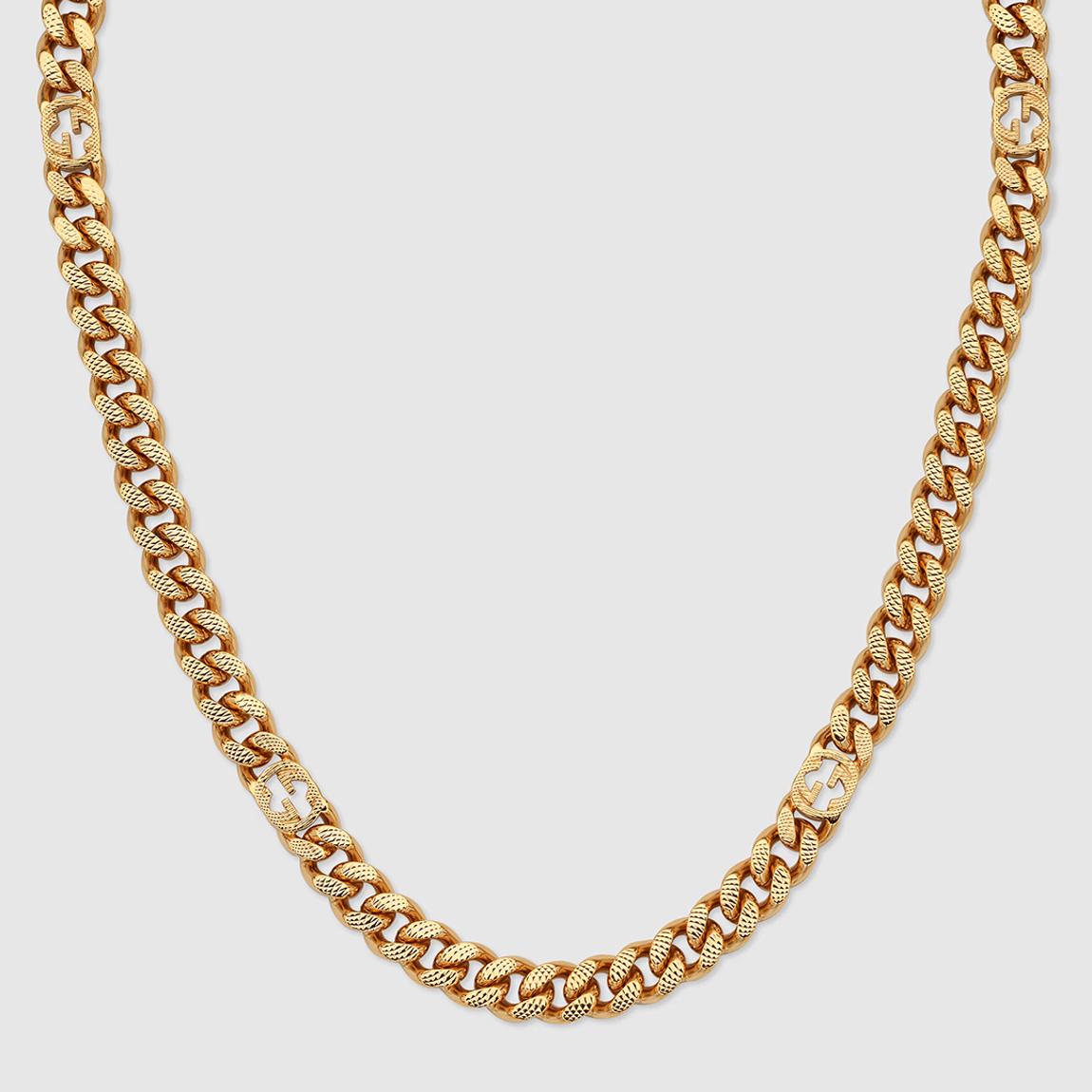 Gold Gucci Interlocking Necklace main product photo