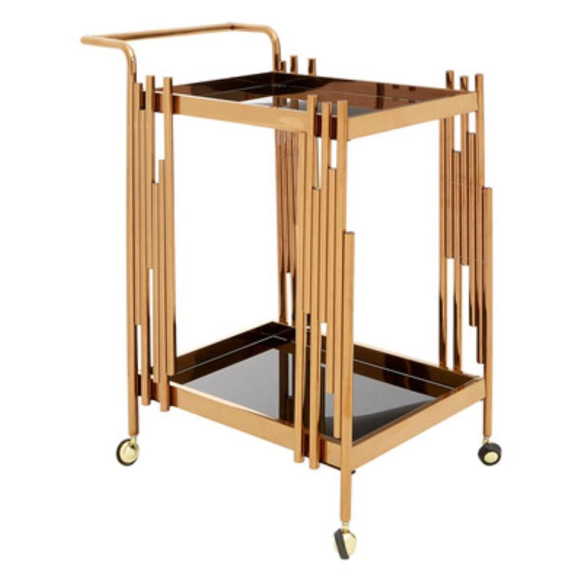 Novo 2 Tier Trolley with Rose Gold Frame main product photo