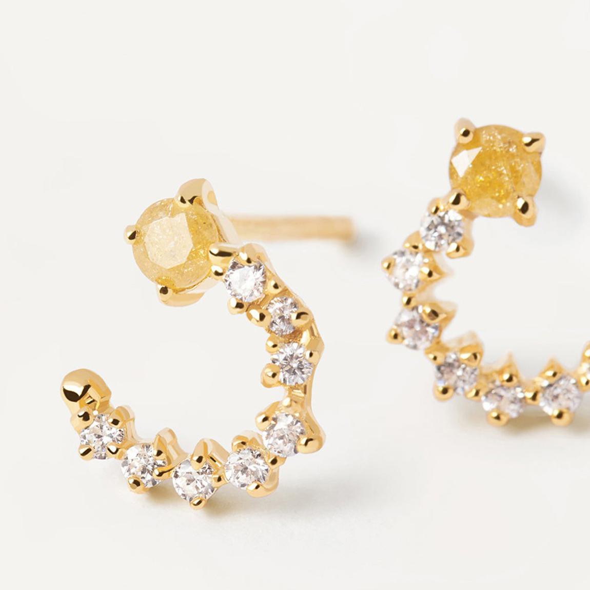 18K Gold Plated Villa Earrings main product photo