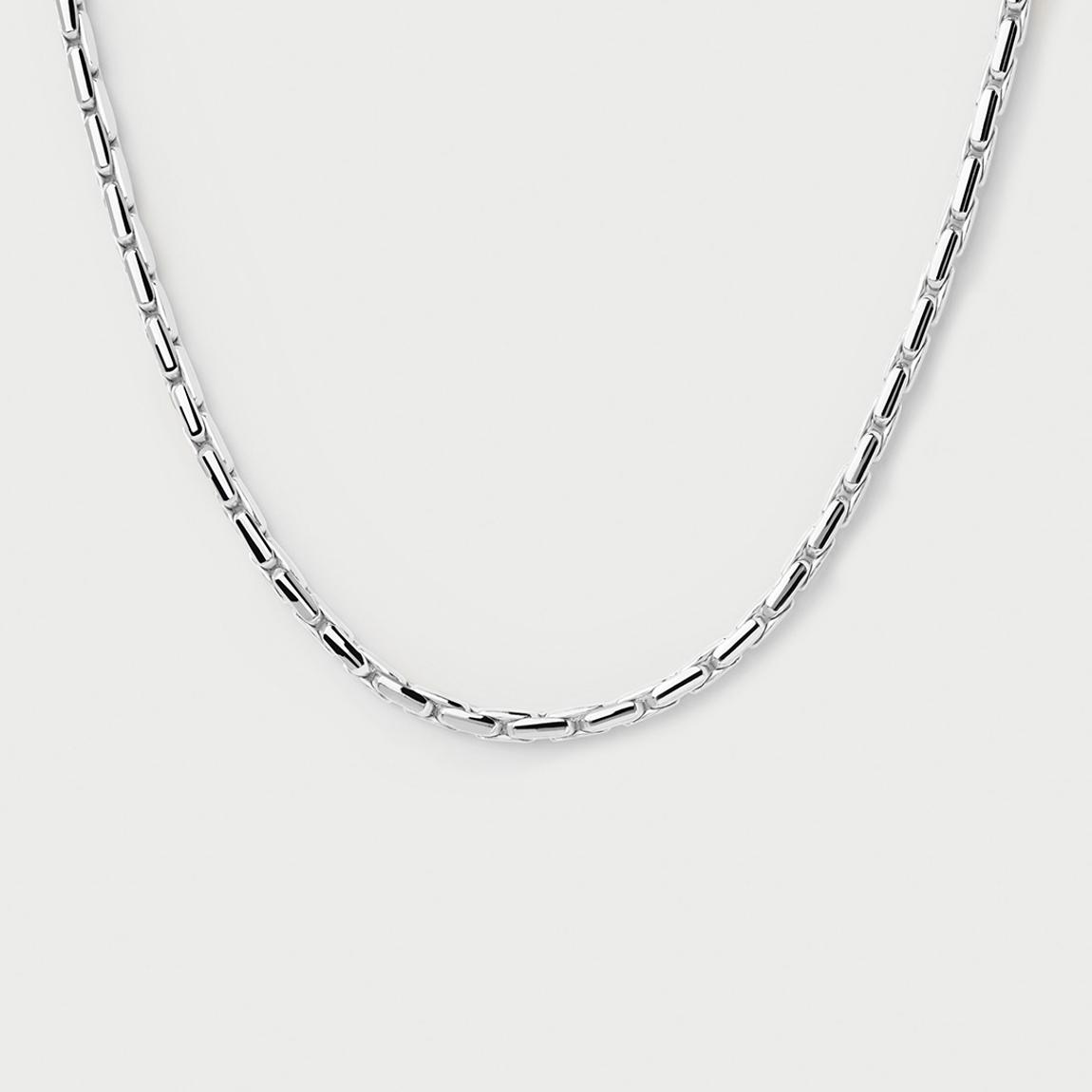 Sterling Silver Large Boston Chain Necklace main product photo