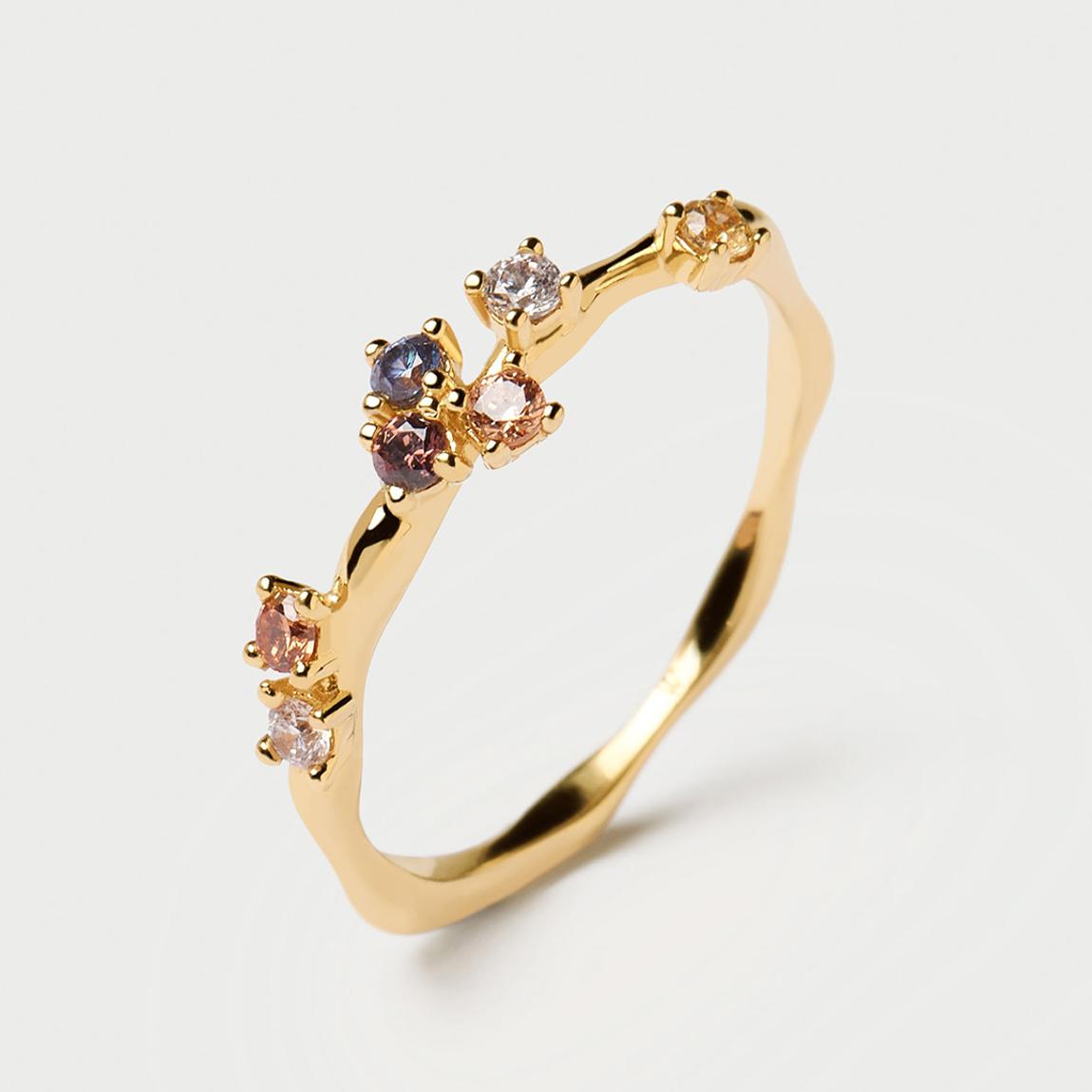18K Gold Plated Five Ring main product photo