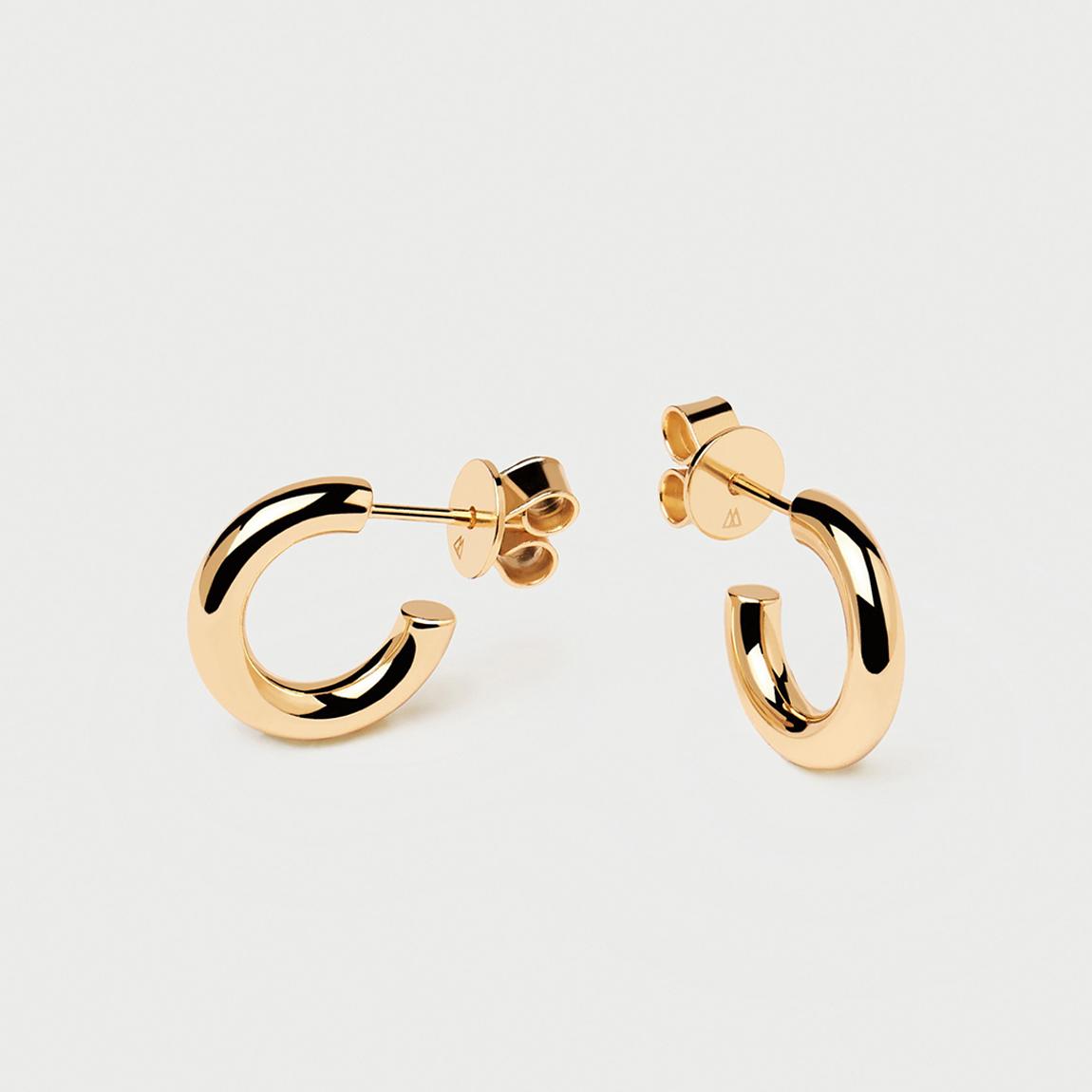 18K Gold Plated Mini Cloud Earrings main product photo