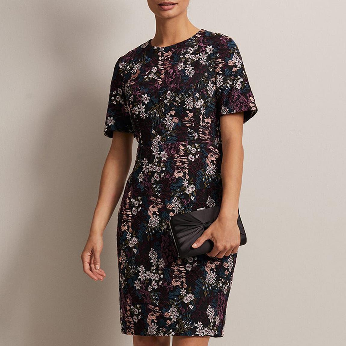 Multi Keshia Embroidered Dress main product photo