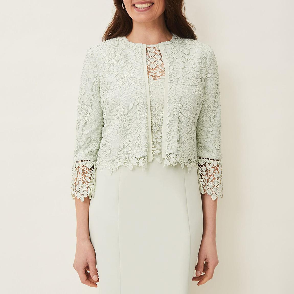 Mint Green Georiga Lace Jacket main product photo