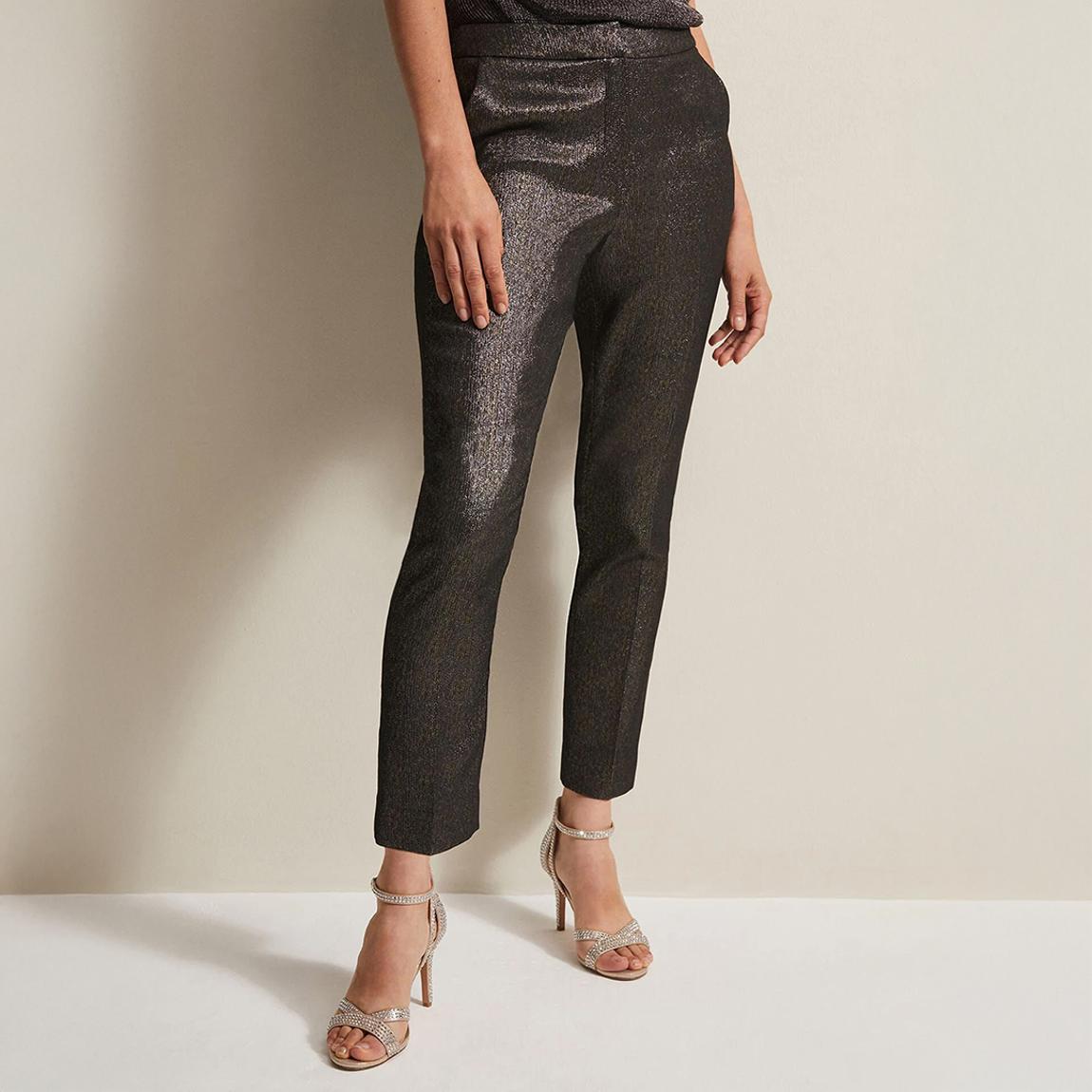 Bronze Ulrica Metallic Trousers main product photo