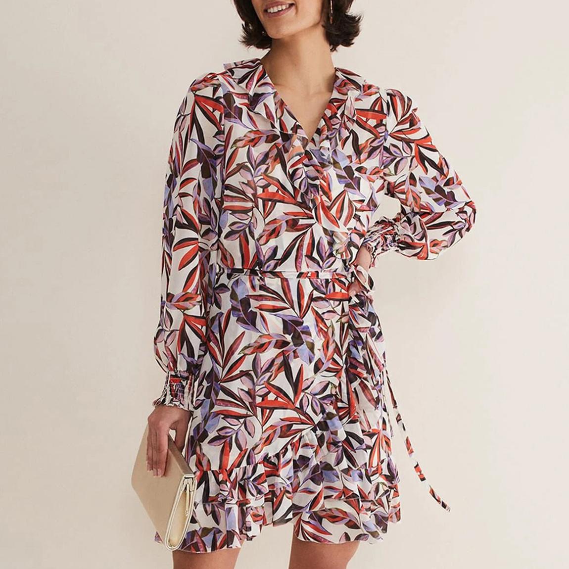 Melinda Dress Ivory/Multi main product photo
