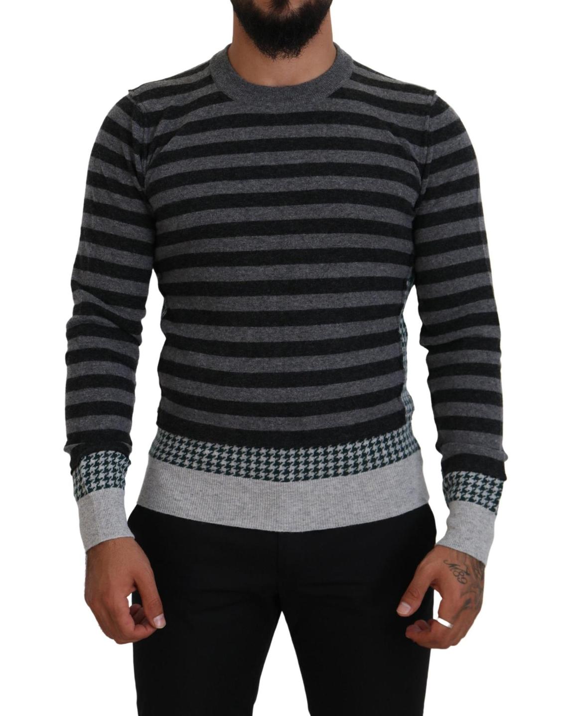 Crew Neck Long Sleeve Sweater - Black main product photo