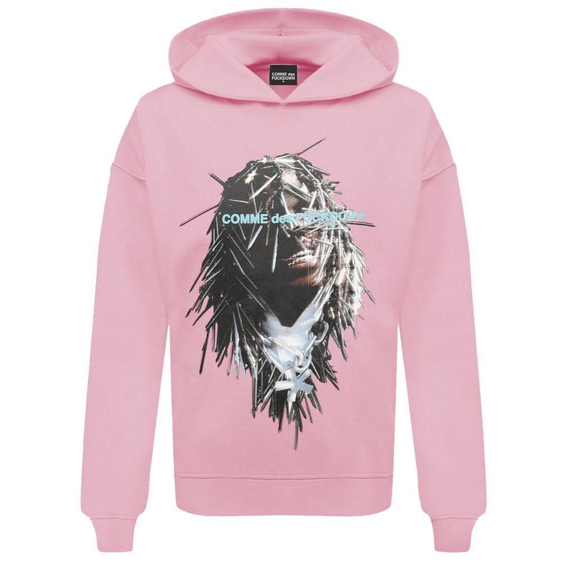 CDFD Hoodie Pink Graphic Print Model CO13516 Sweaters main product photo
