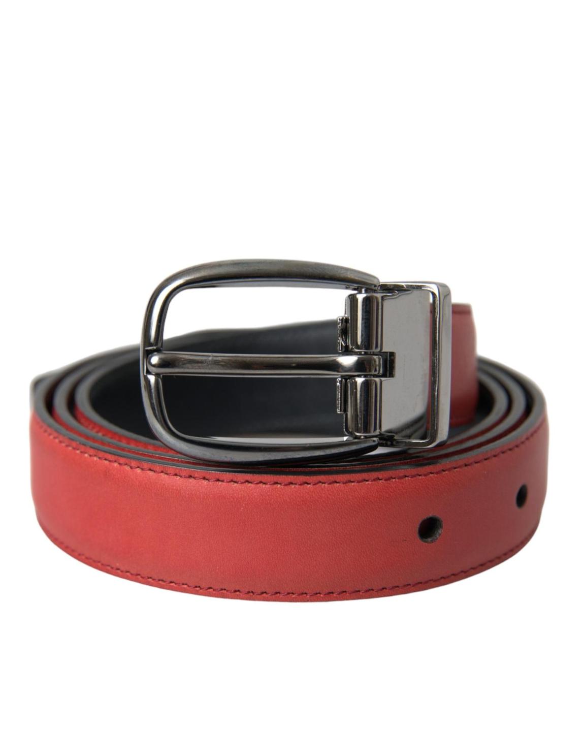Leather Belt Red Style Men main product photo