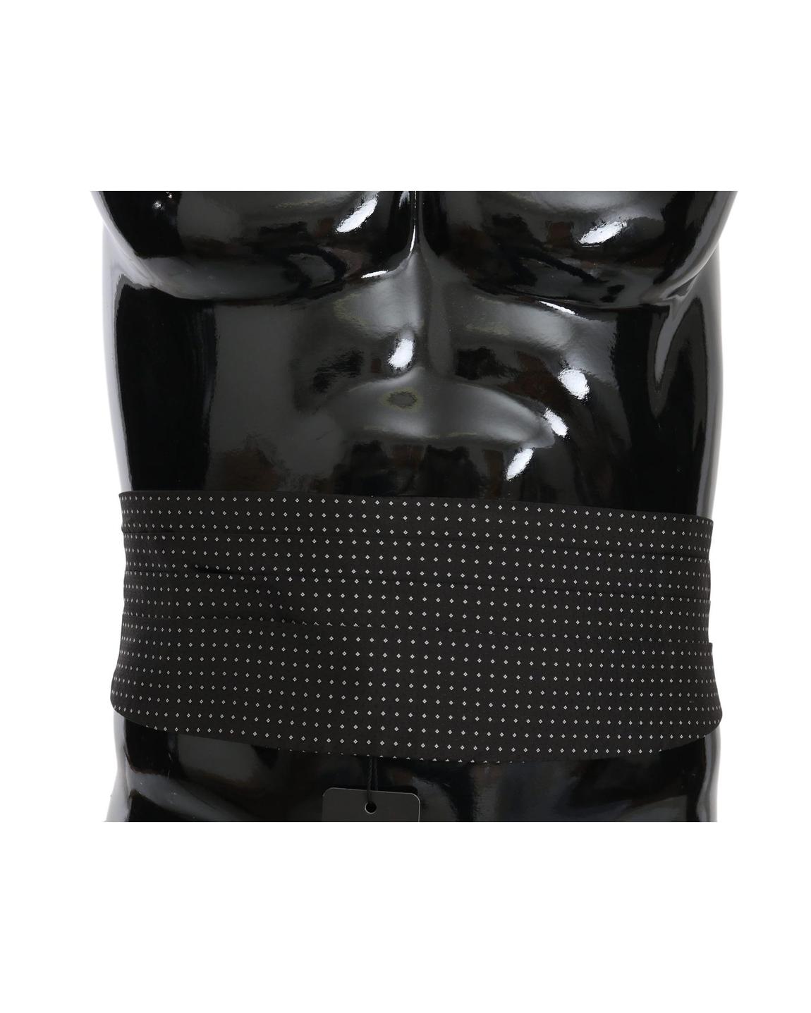 Dolce Gabbana Cummerbund Black DottedBelts main product photo
