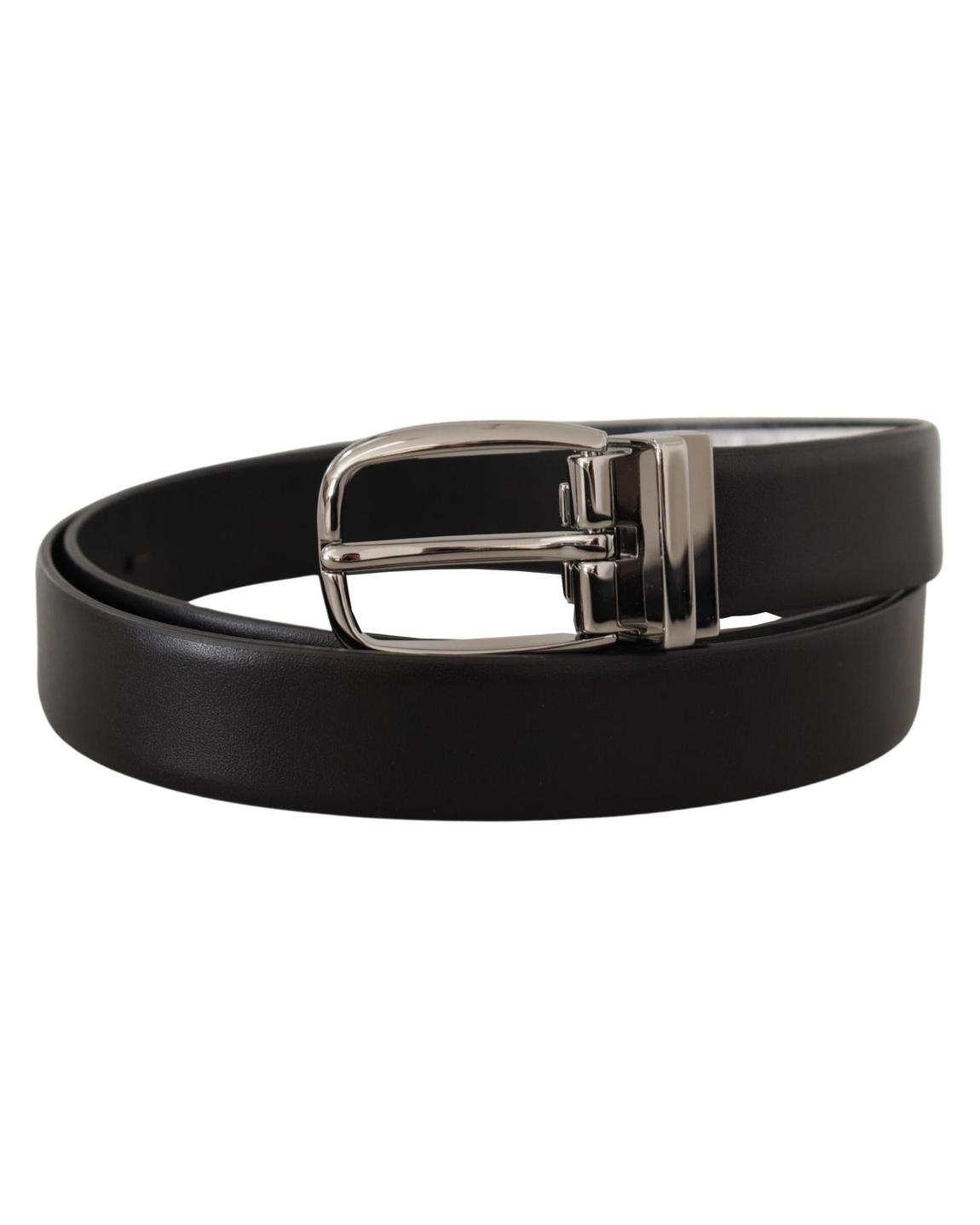 Leather Belt Classic Style - Black main product photo