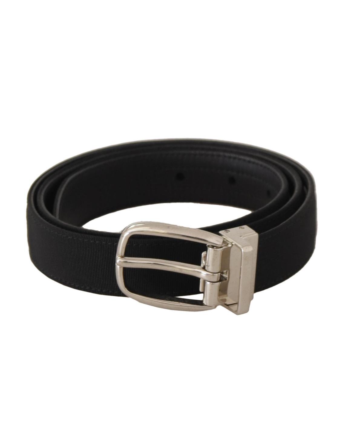 Black Fabric Belt- Brown main product photo