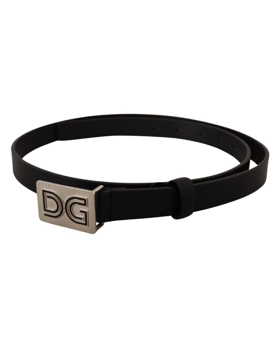 Dolce Gabbana Leather Belt - Black main product photo
