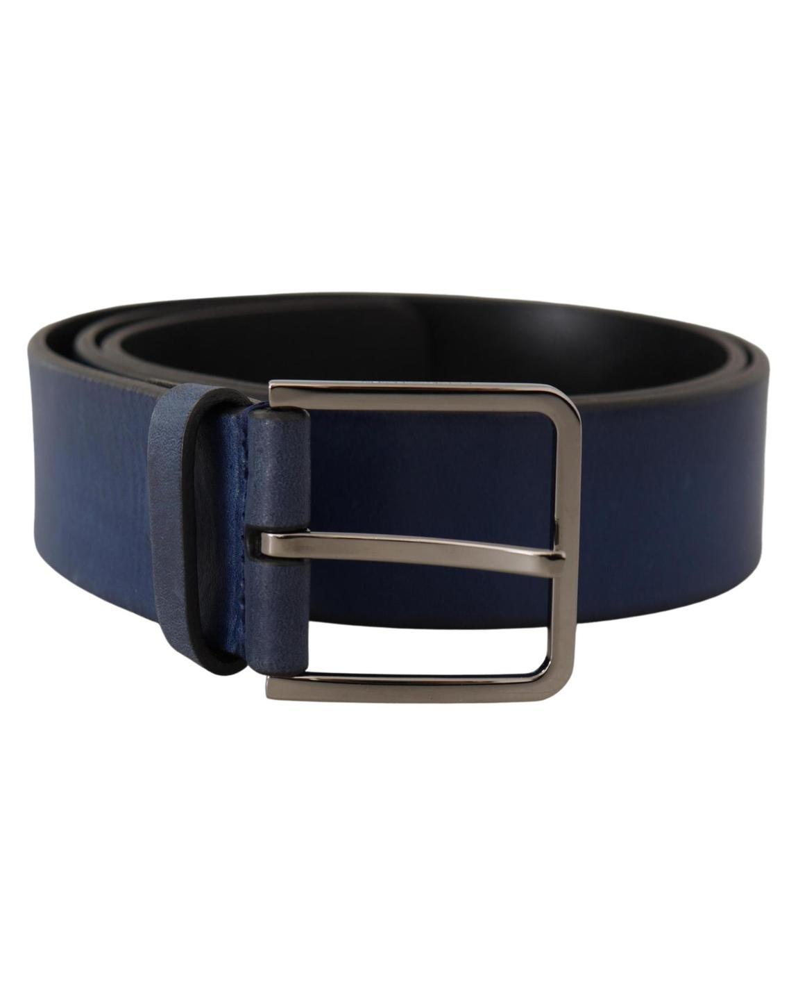 Leather BeltModel - Blue main product photo