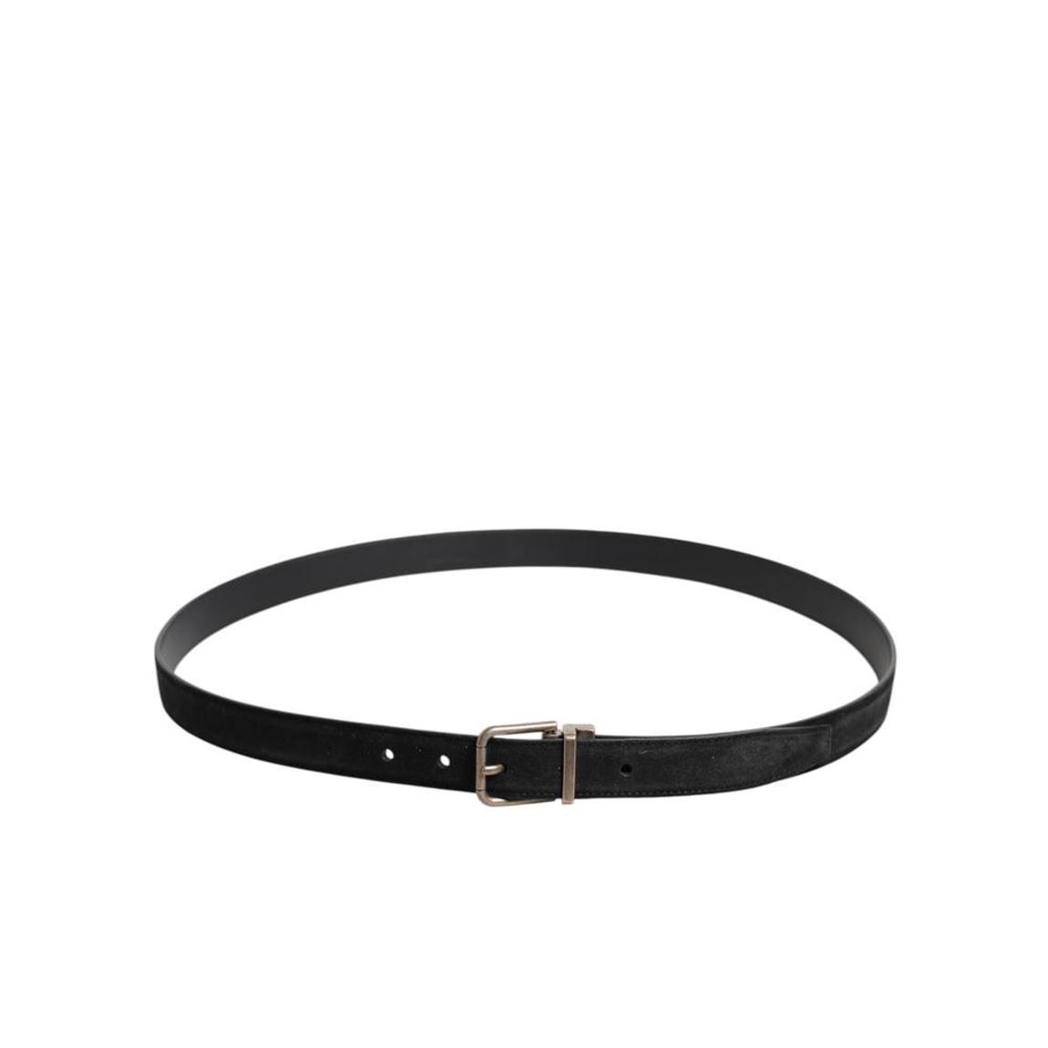 Suede Leather Belt - Black main product photo