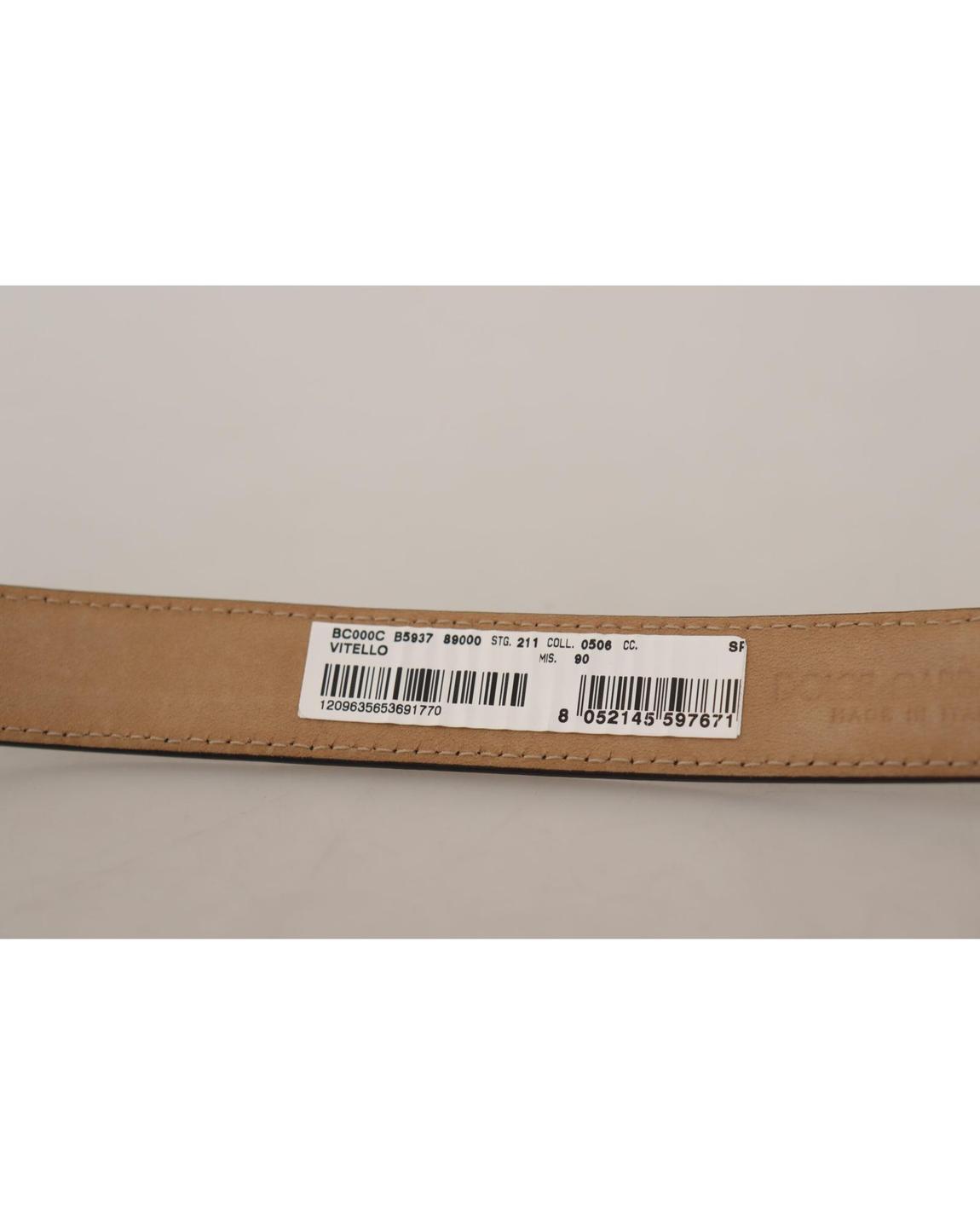 Leather Belt Classic Style - Black main product photo