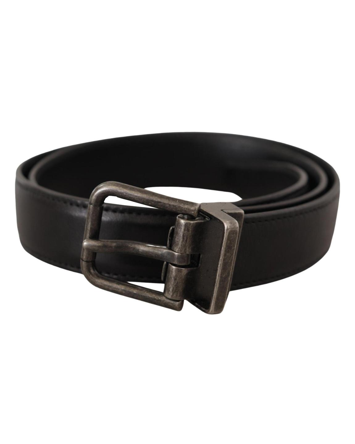 Leather Belt Casual Style - Black main product photo