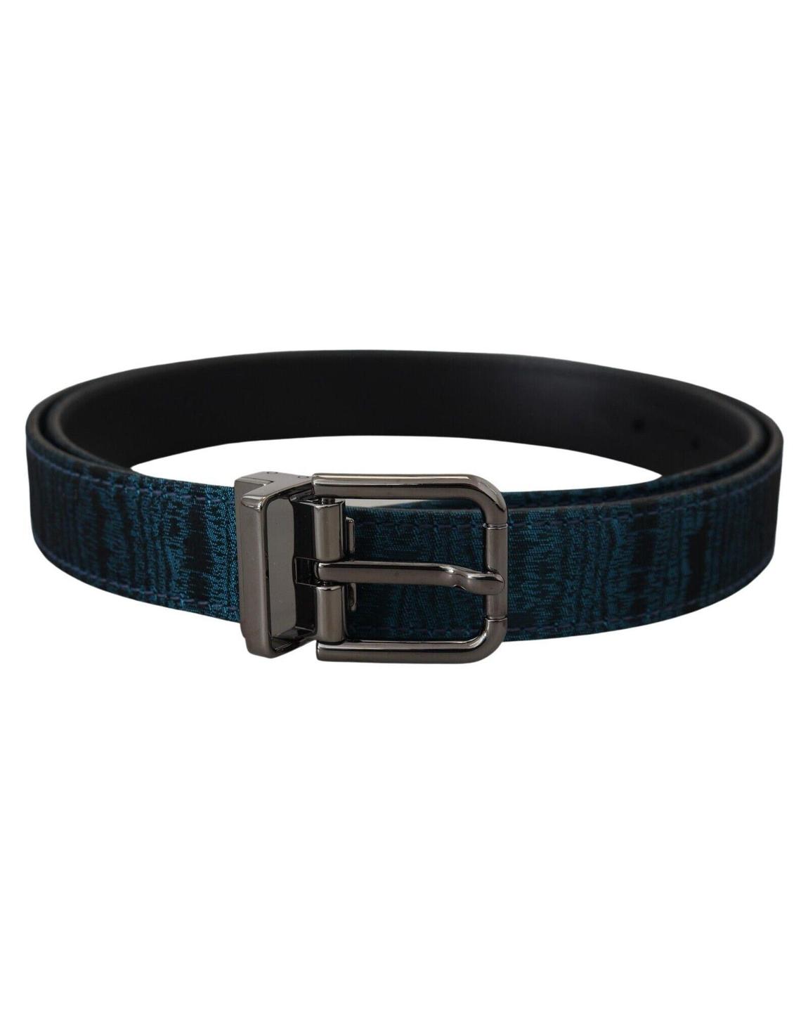 Blue Patterned Belt Reversible Style main product photo