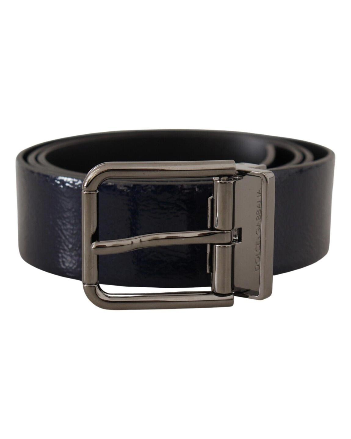Dolce Gabbana Leather Belt - Blue main product photo