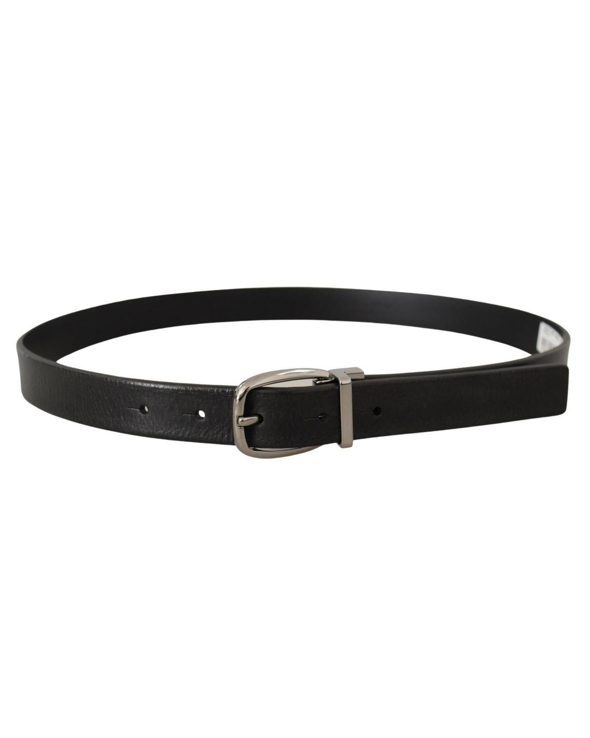 Leather Belt Buckle - Black main product photo