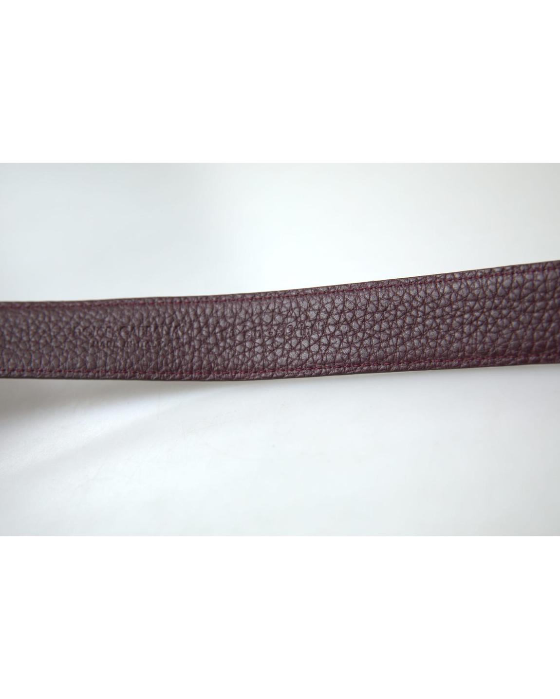 Leather Belt with Metal Buckle - Brown main product photo
