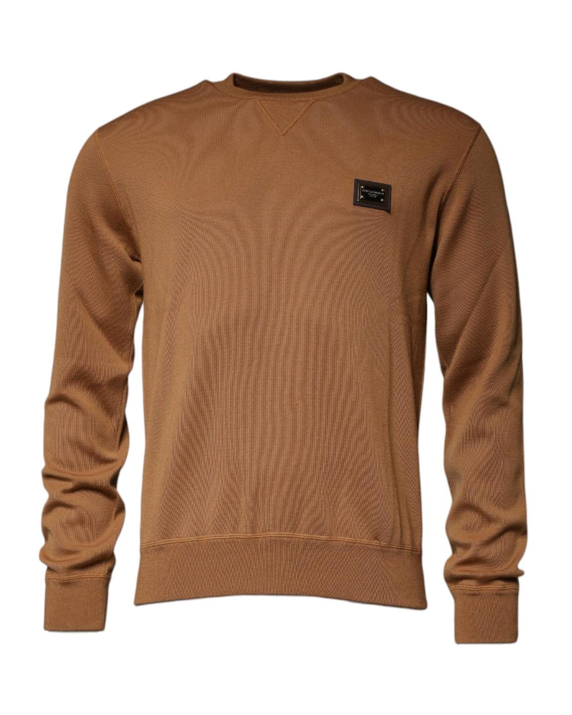 Crew Neck Sweatshirt BrownSweaters main product photo