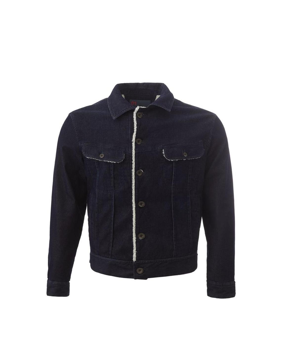 Corduroy Denim Jacket Model1237673 - Blue main product photo