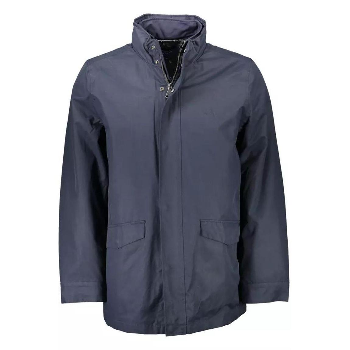 Classic Fit Water Resistant Jacket - Blue main product photo