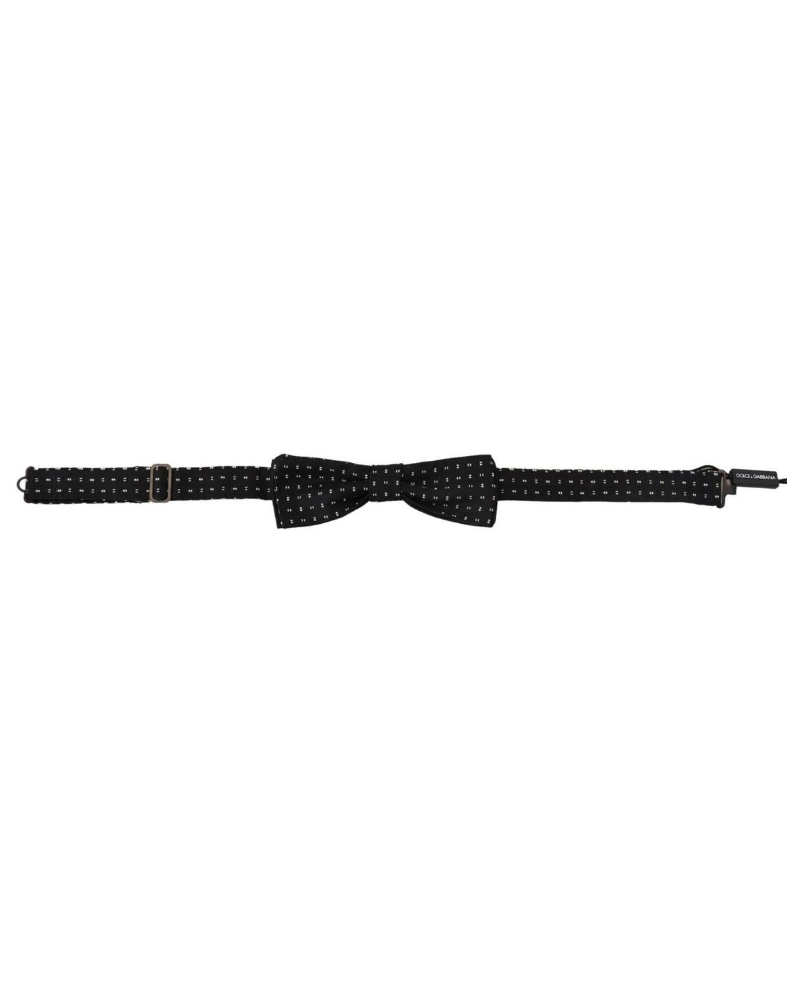 Black Bow Tie with Dots main product photo