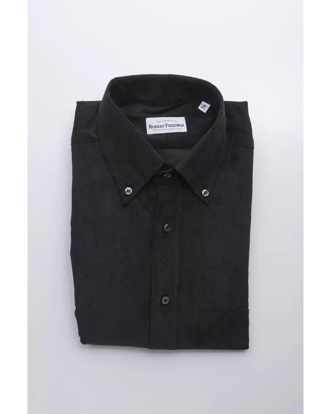 Corduroy Shirt Classic Fit - Black main product photo