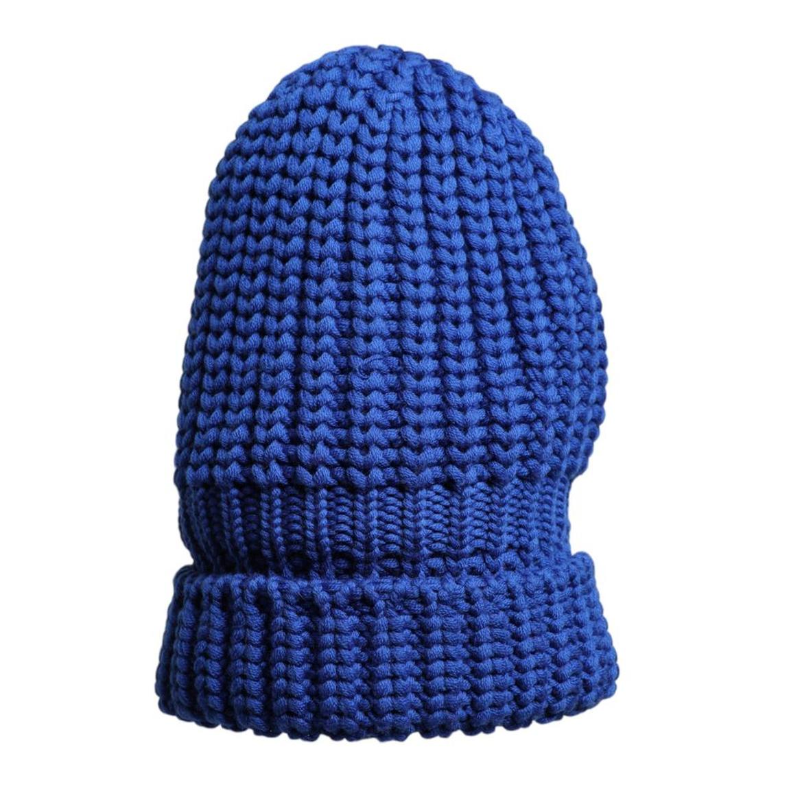 Knitted Beanie Hat - Blue Hats main product photo