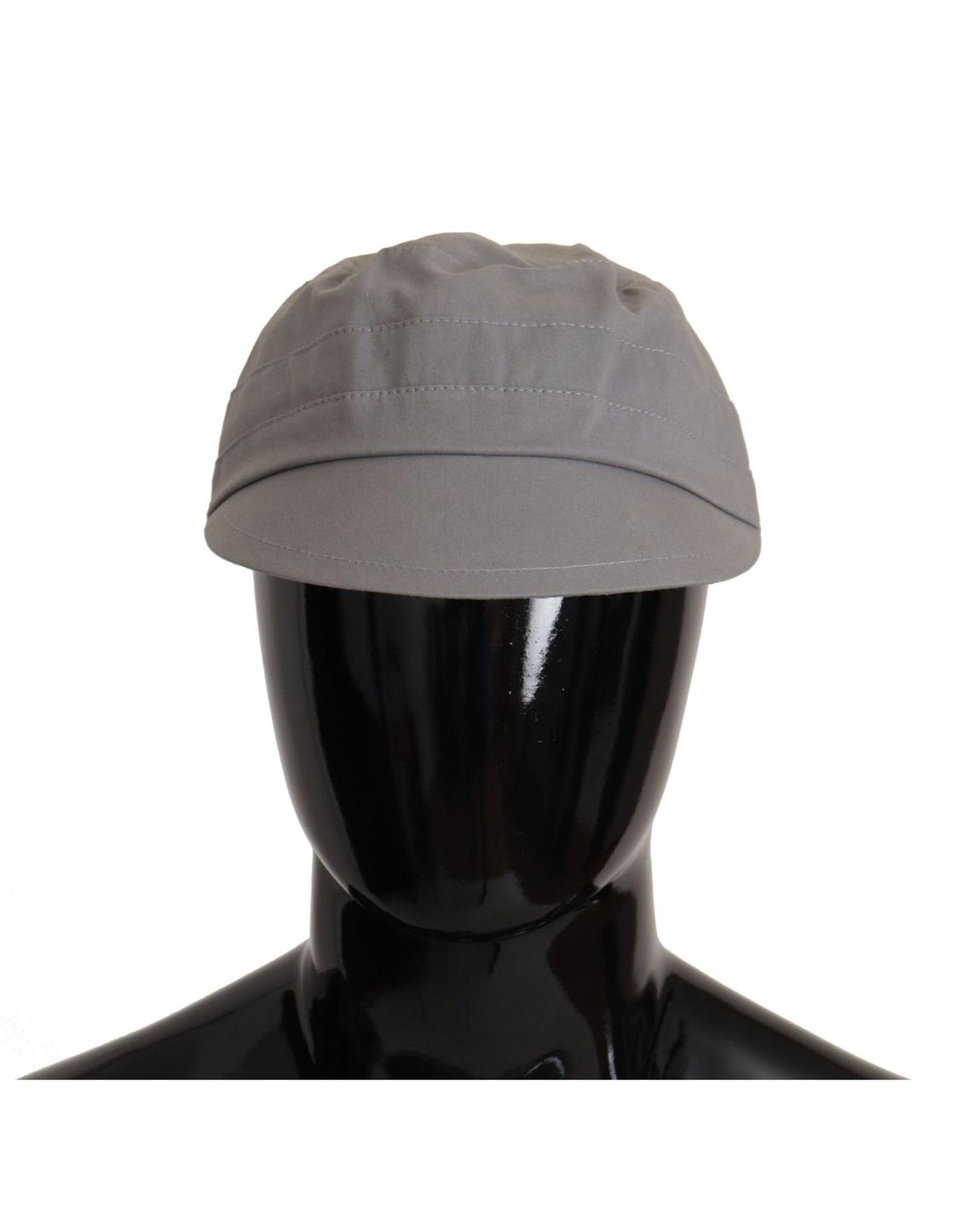 Grey Cotton Cap - Gray Hats main product photo