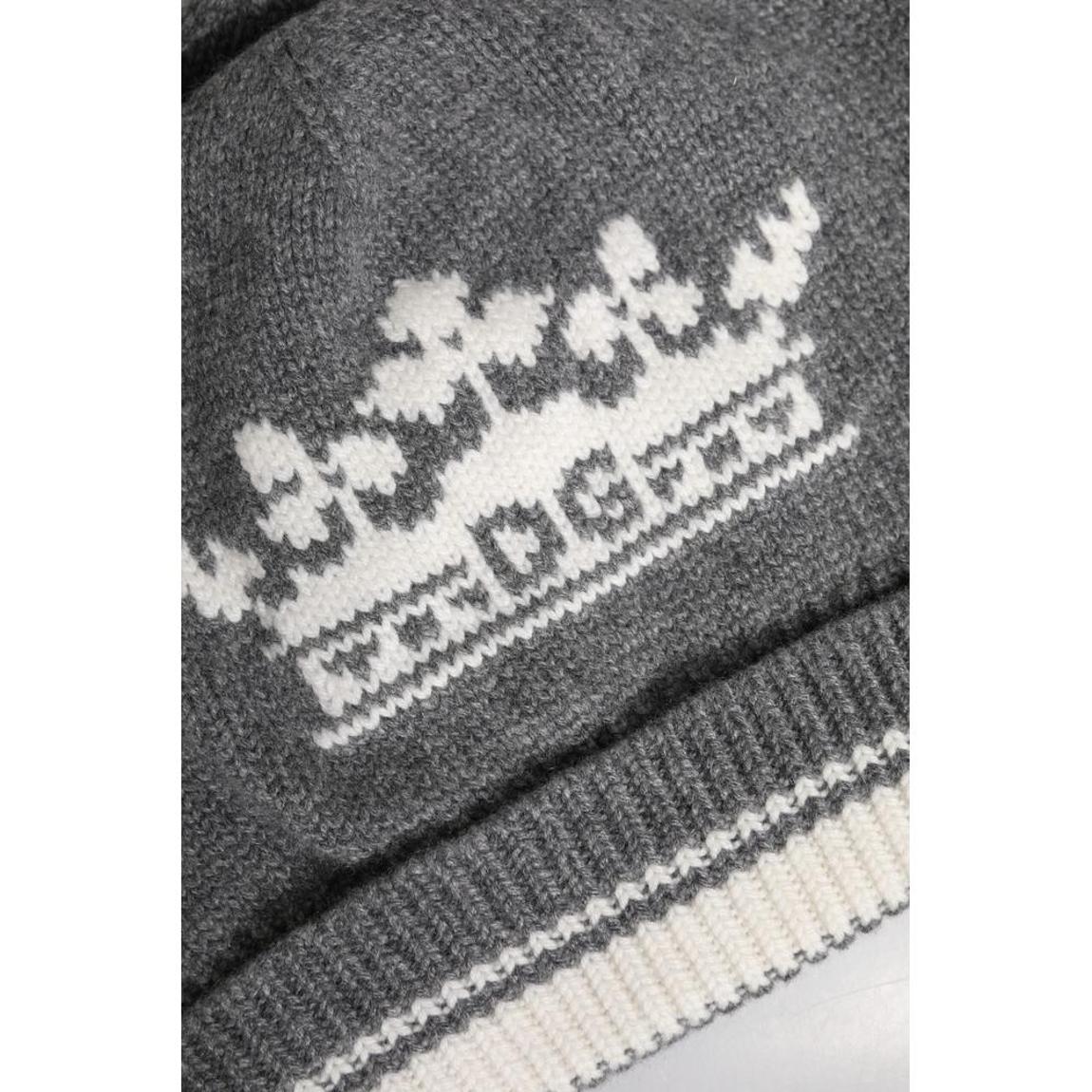 Crown Knit Beanie - Gray Hats main product photo