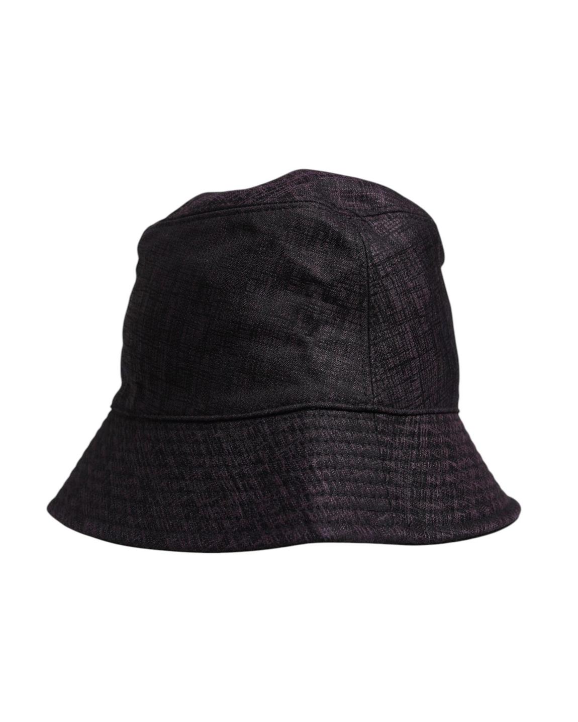 Bucket Hat Textured Fabric - Black Hats main product photo