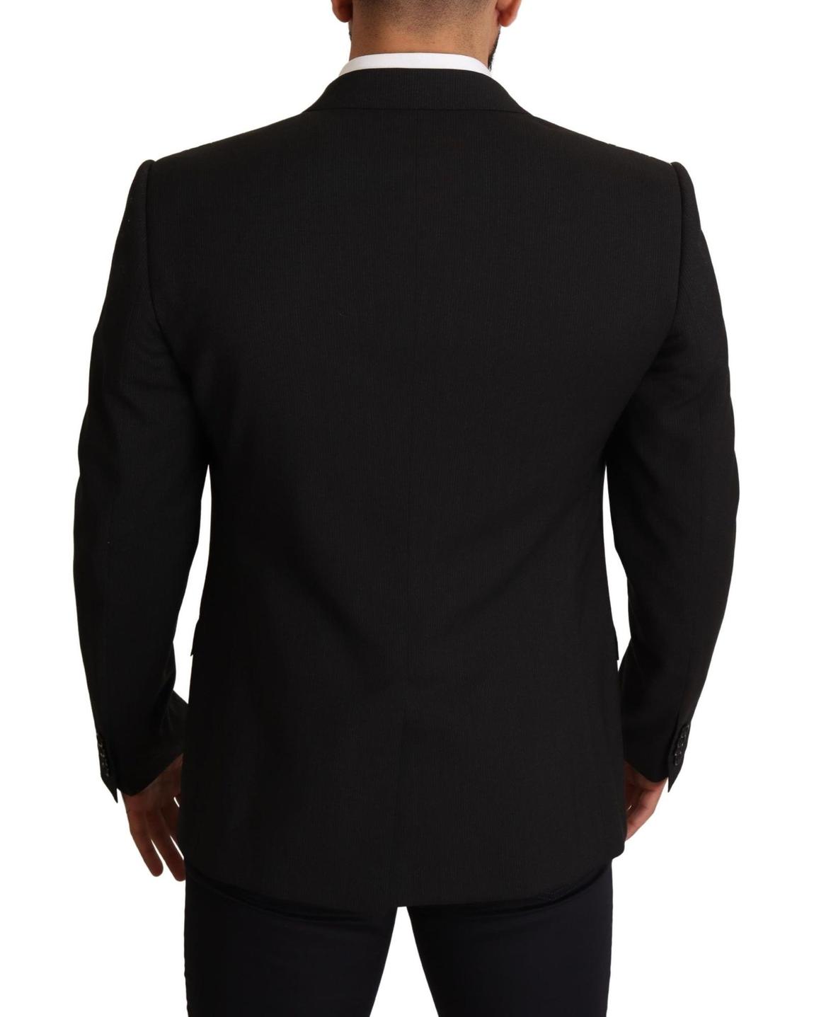 Blazer Notch Lapel Long Sleeves - Black Blazers main product photo