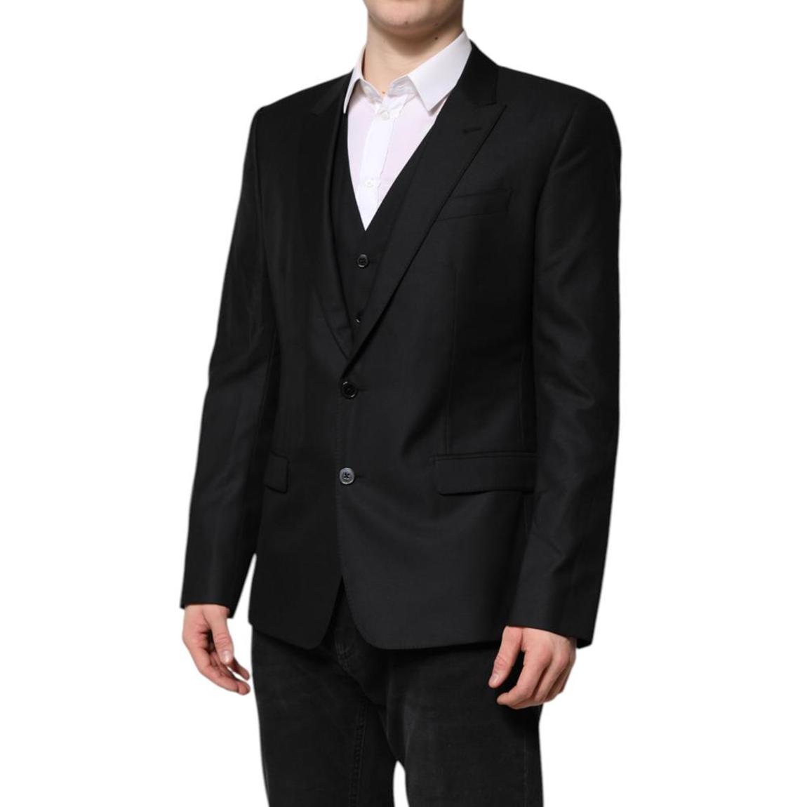 Suit Jacket Notch Lapel - Black Blazers main product photo