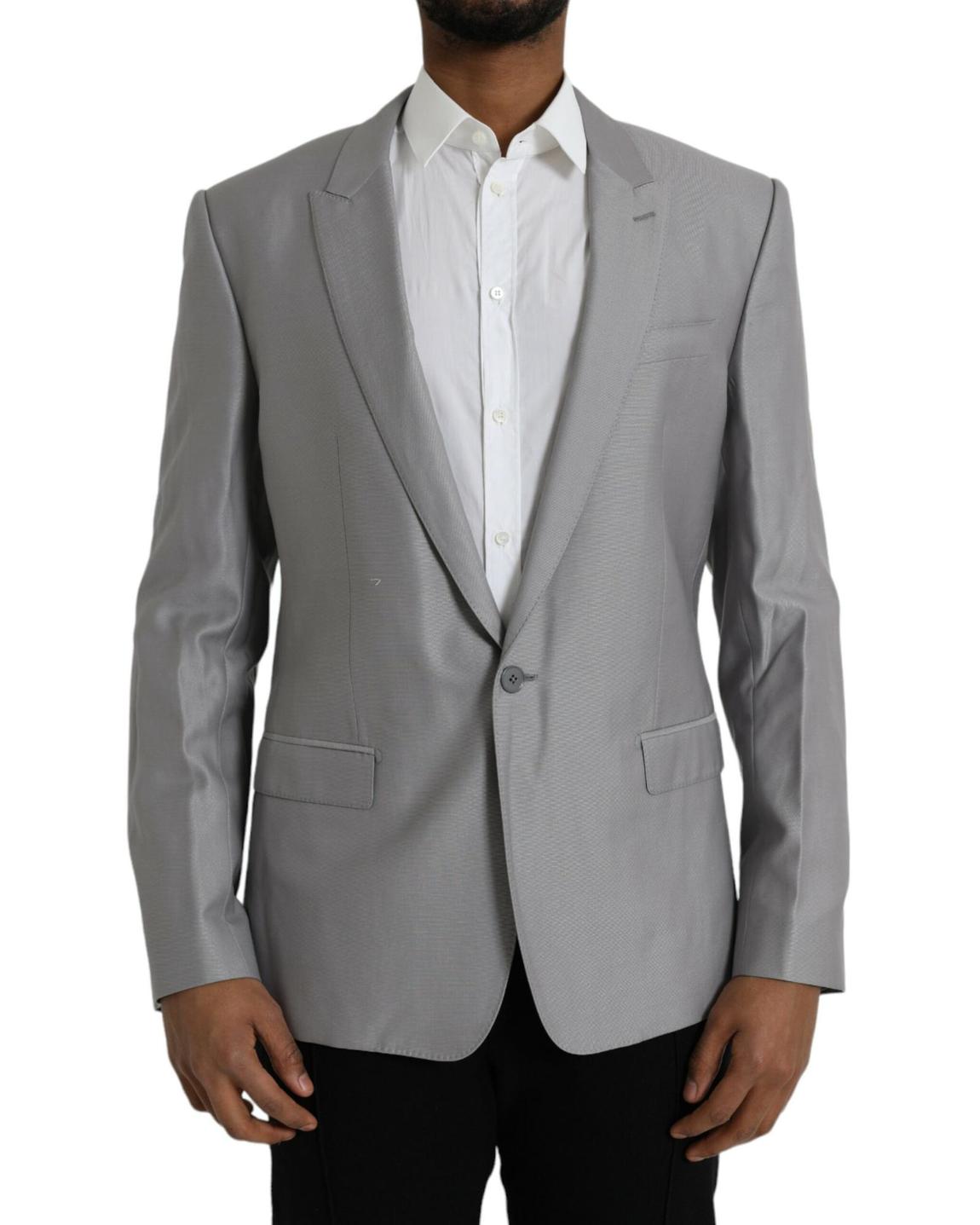 Classic Fit Suit Jacket - Gray Blazers main product photo