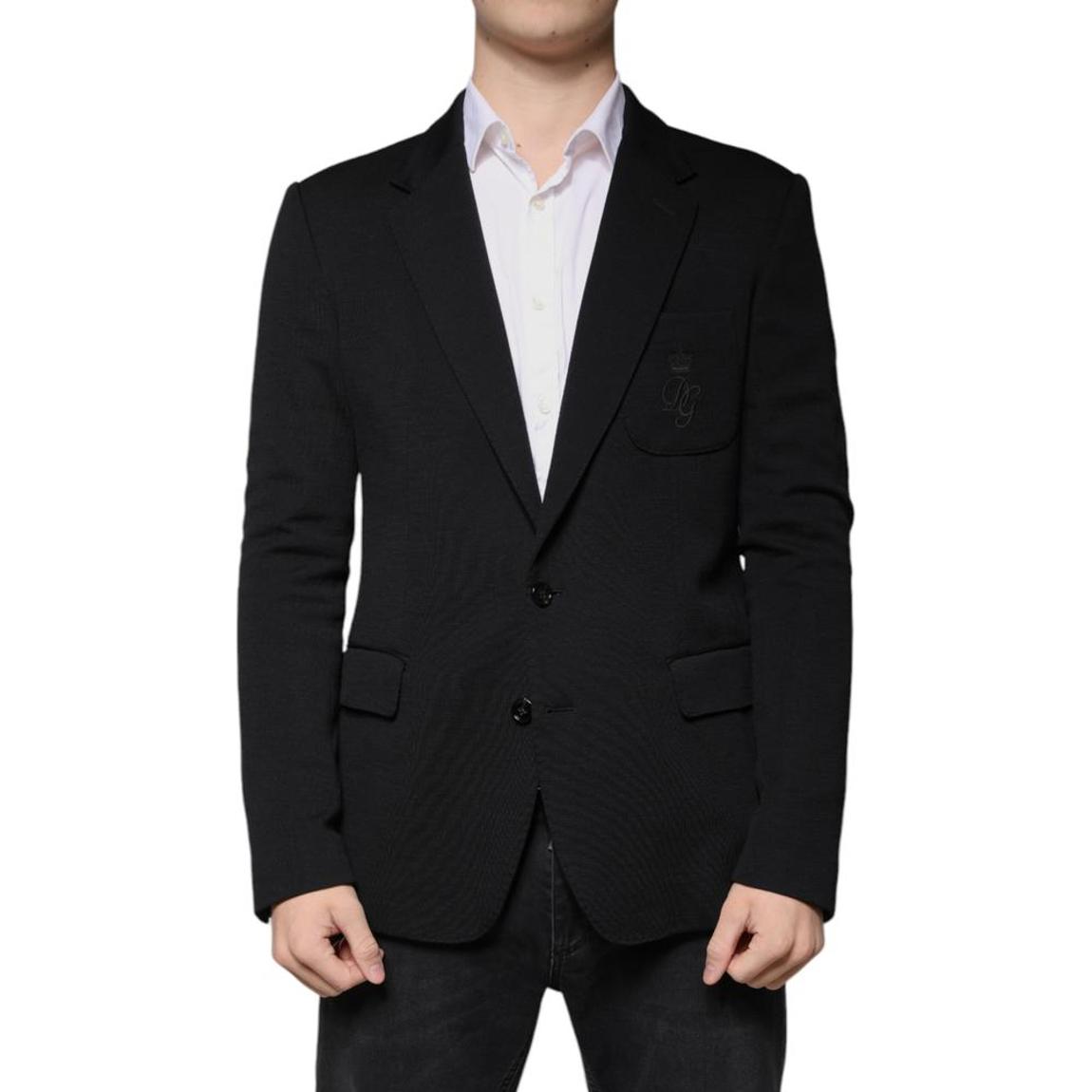 Knit Blazer DG Crown Patch - Black main product photo