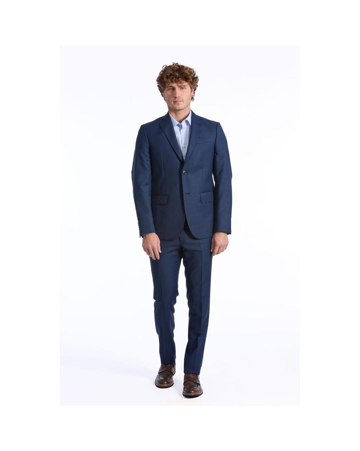 Slim Fit TwoPiece Suit - Blue Blazers main product photo