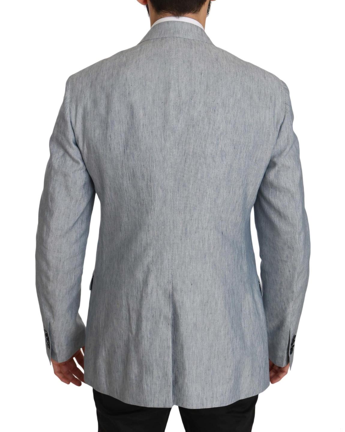 Linen Blazer JKT2368 - Light Blue main product photo