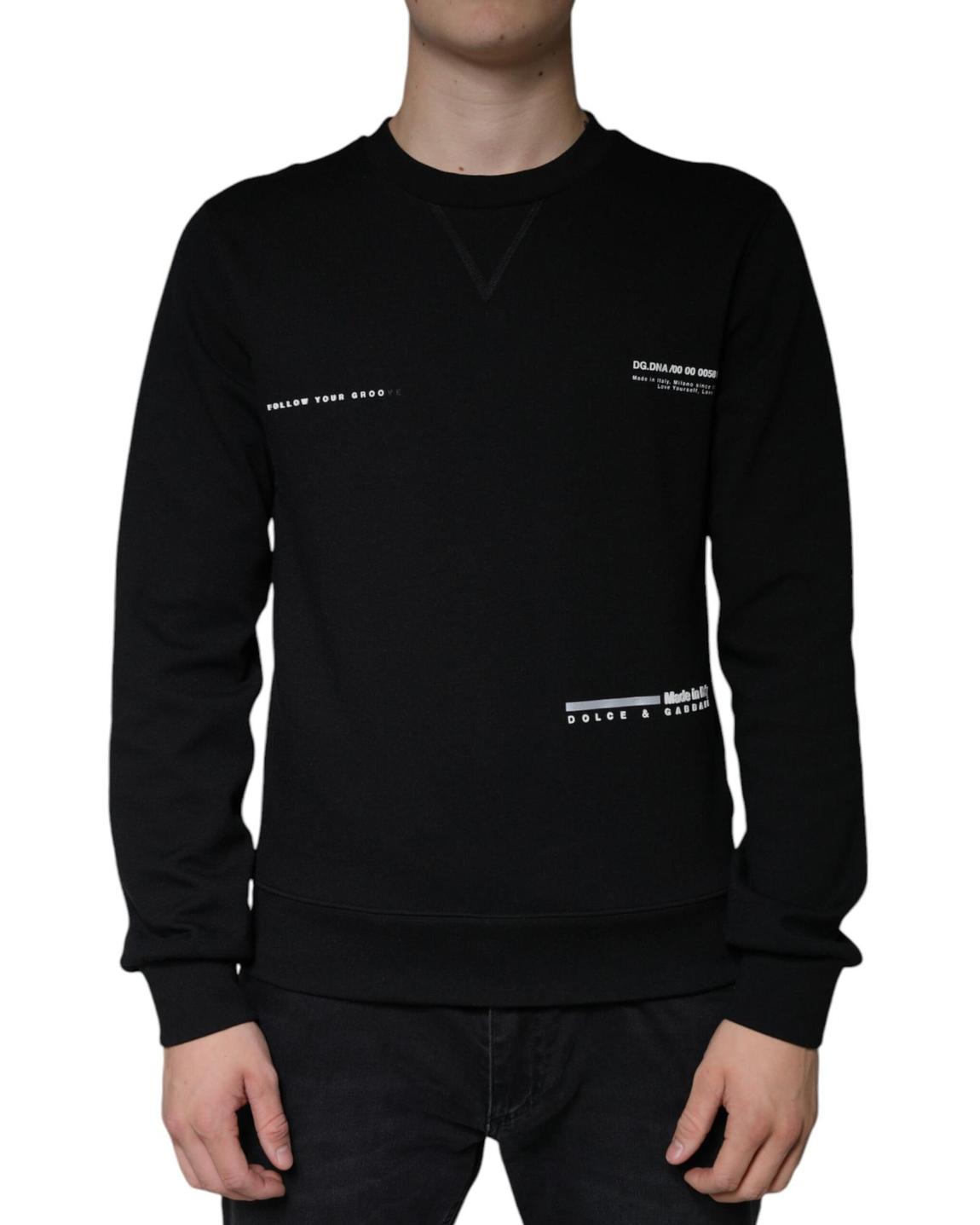 Crew Neck Sweatshirt Model DG DNA 00 00 0058- Black Sweaters main product photo
