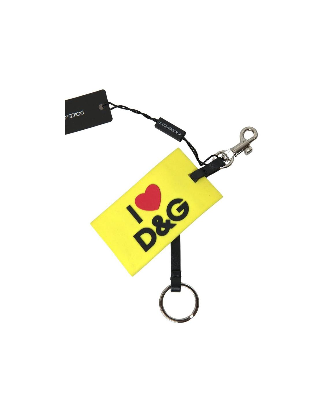 Silicone Keychain I DG Wo - Yellow main product photo