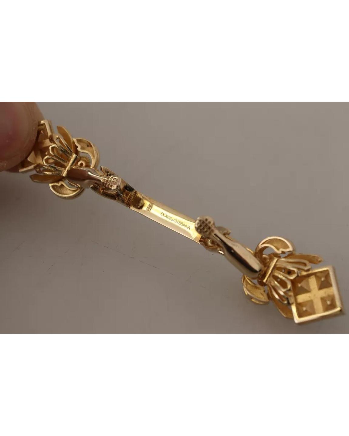 Crystal Gold Hair Clip main product photo